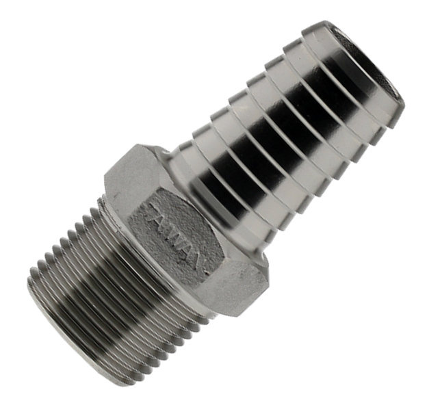 ADAPTEUR MALE S12C-3/4'' MPT X INS ACIER INOX.