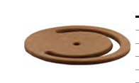 VALVE DE CUIR 3-1/2"