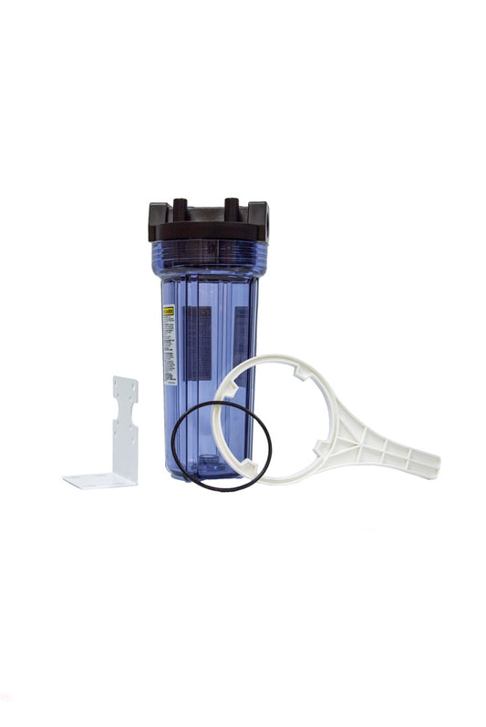 10" CLEAR DELUXE FILTER HOUSING